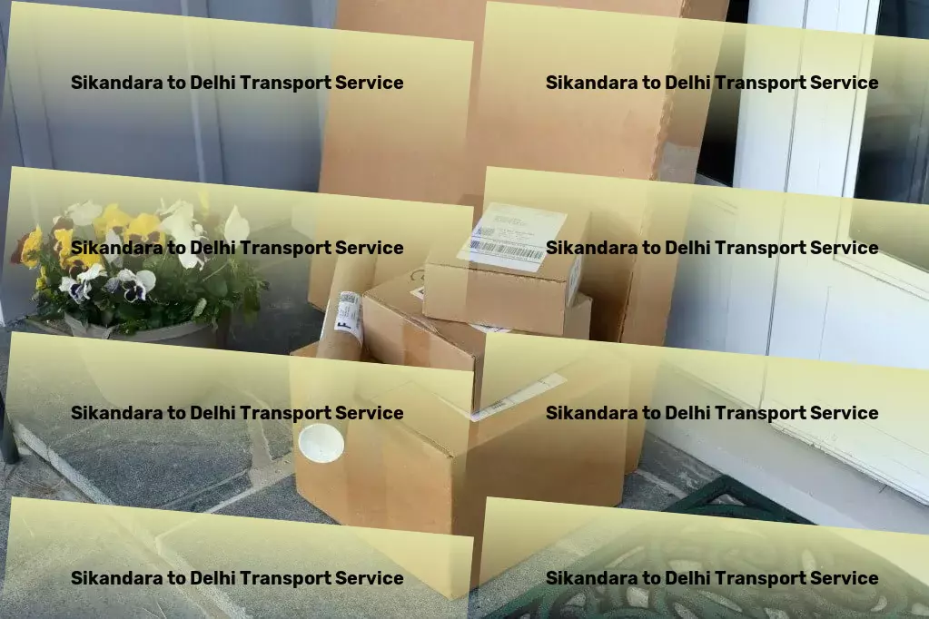 Sikandara to Delhi Transport Nationwide goods logistics