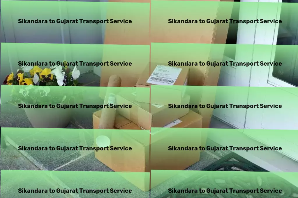 Sikandara to Gujarat Transport Nationwide freight services