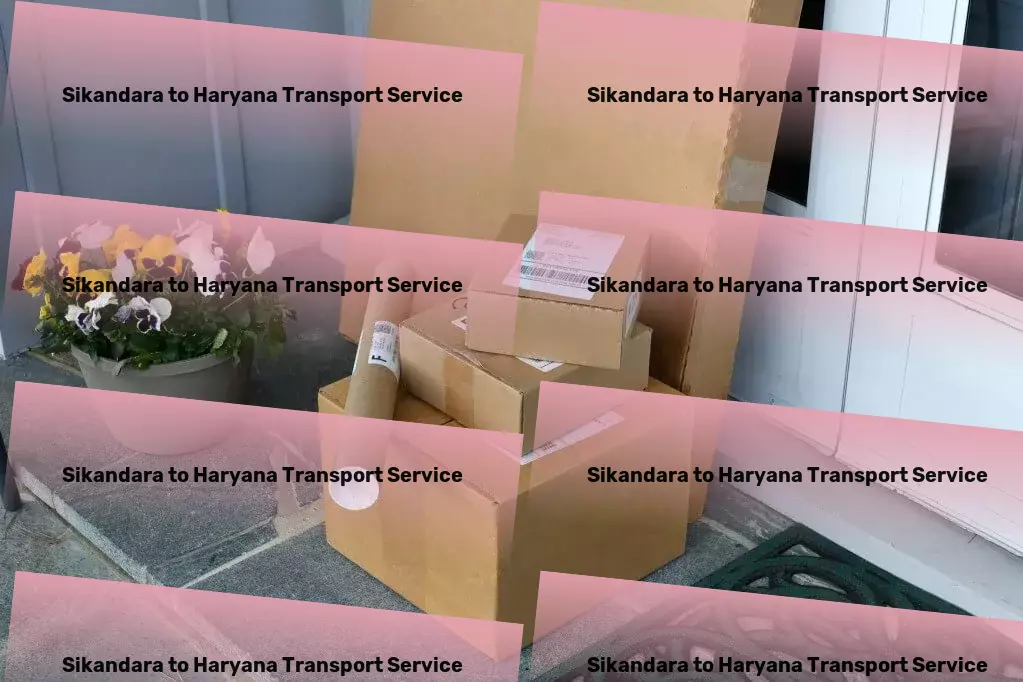 Sikandara to Haryana Transport Revitalize your space with our home décor solutions! - High-volume cargo shipping