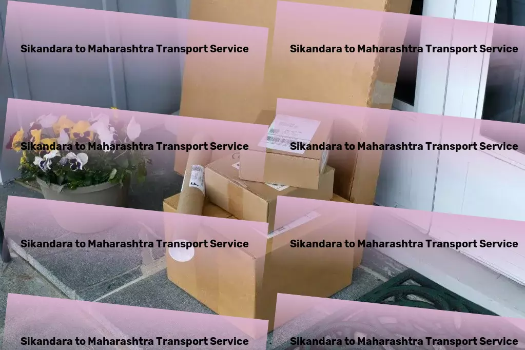 Sikandara to Maharashtra Transport Experience the comfort of top-notch Indian intercity travel! - Local goods shipment solutions