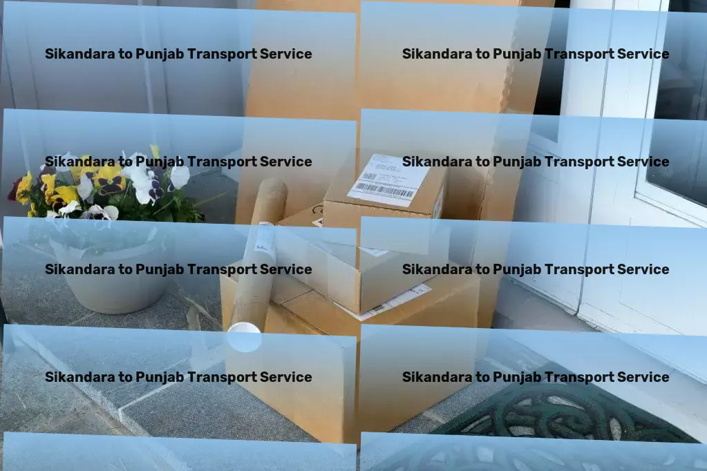 Sikandara to Punjab Transport Local courier solutions