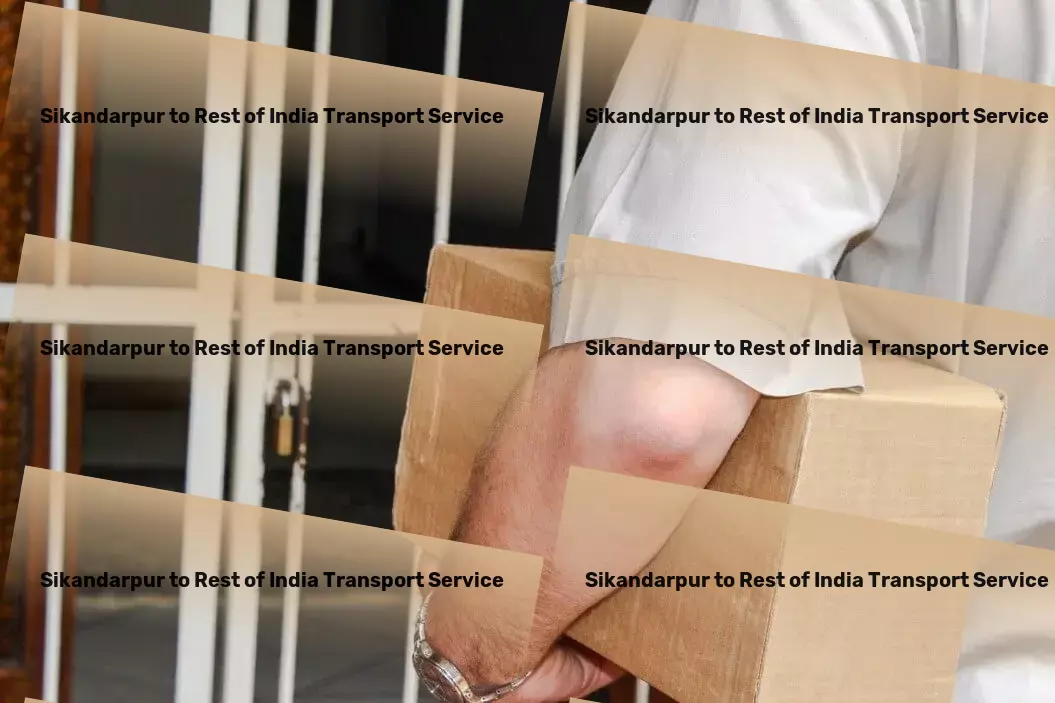 Sikandarpur to Rest Of India Transport Driving your business forward with impeccable logistics! - Oversized cargo transport