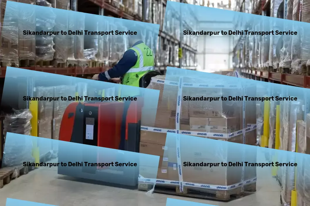 Sikandarpur to Delhi Transport Empowering your supply chain with smart solutions! - Vehicle transport services