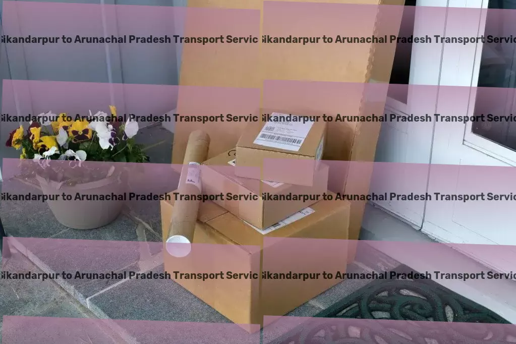 Sikandarpur to Arunachal Pradesh Transport Optimize your shipping processes within India with our assistance! - Direct package transport