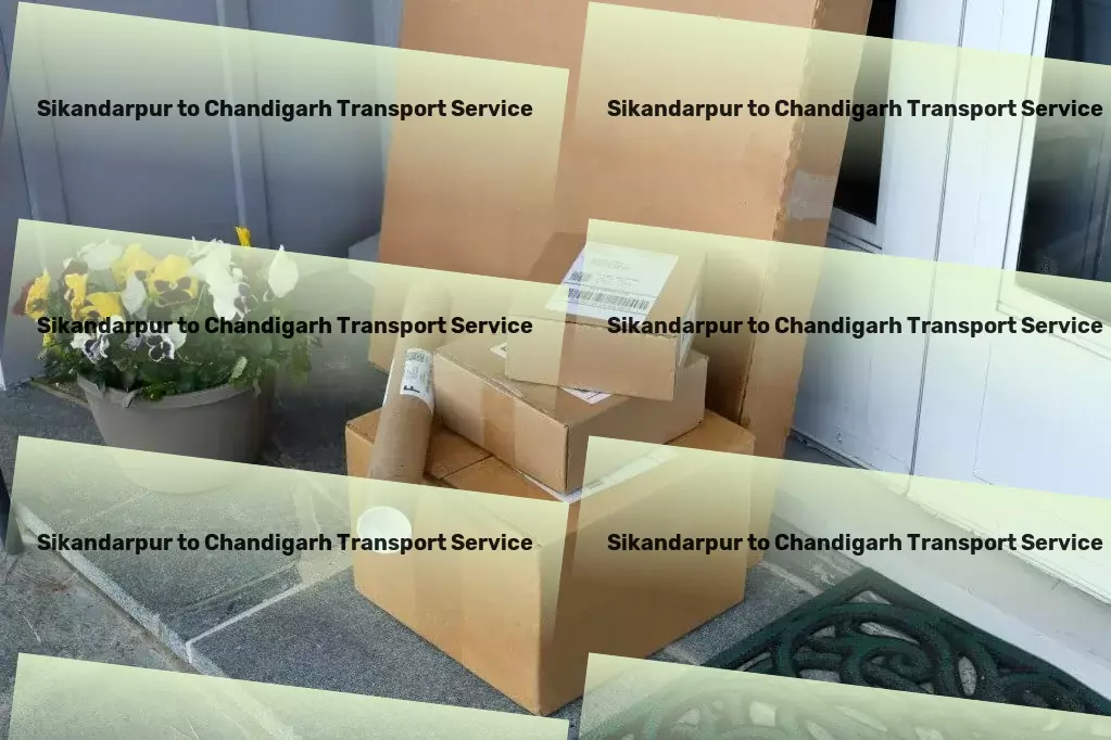 Sikandarpur to Chandigarh Transport Transit furniture services