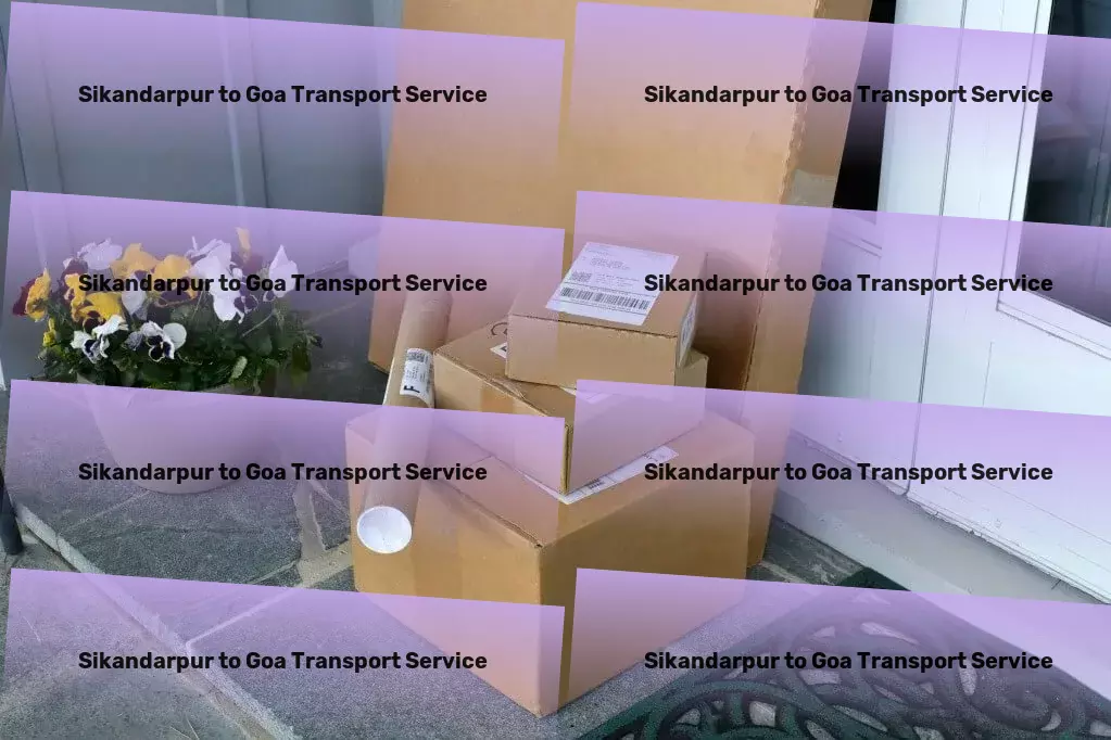 Sikandarpur to Goa Transport National cargo shipment solutions