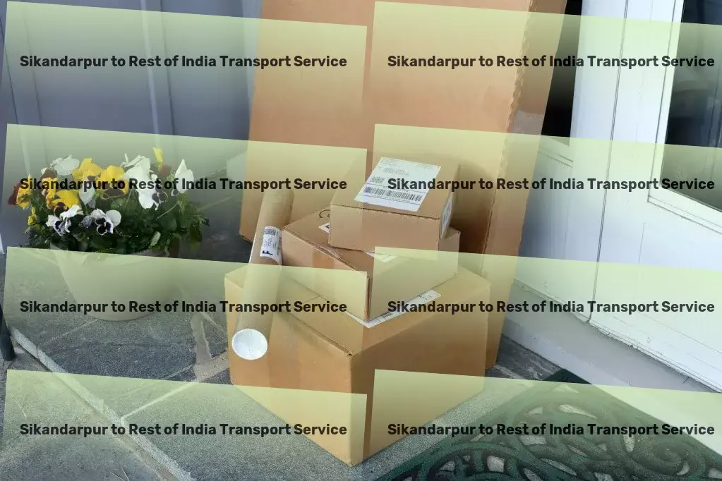 Sikandarpur to Rest Of India Transport Express parcel services