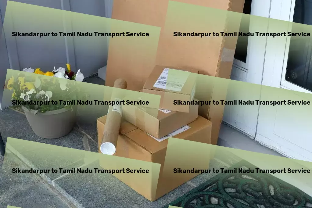 Sikandarpur to Tamil Nadu Transport Full-scale package delivery