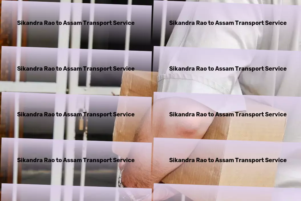 Sikandra Rao to Assam Transport Customized goods shipment services