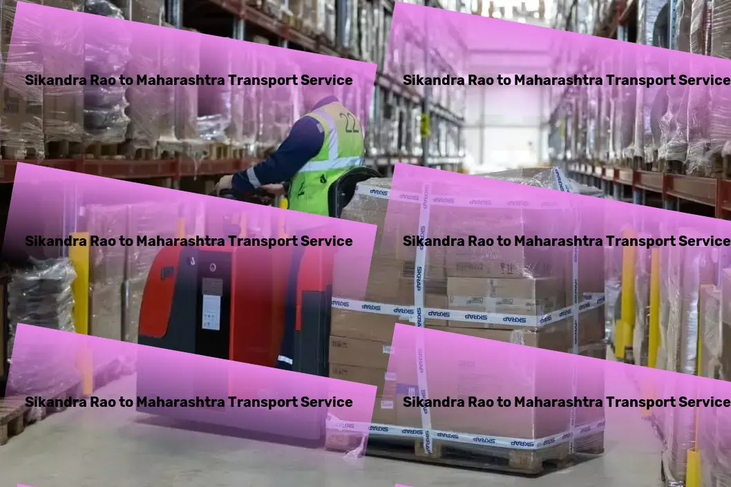 Sikandra Rao to Maharashtra Transport Express goods shipment solutions