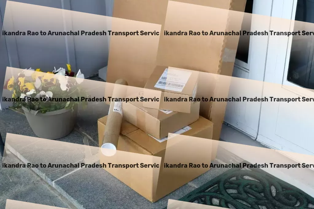 Sikandra Rao to Arunachal Pradesh Transport Industrial freight solutions