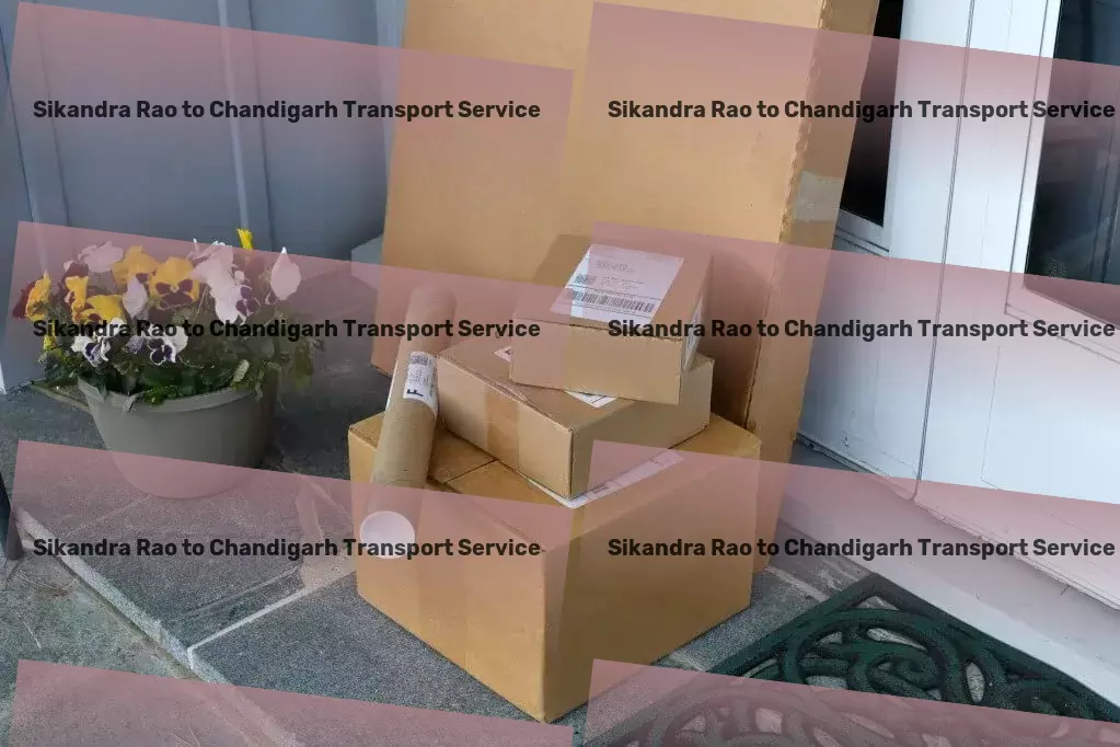 Sikandra Rao to Chandigarh Transport Nationwide freight shipment solutions