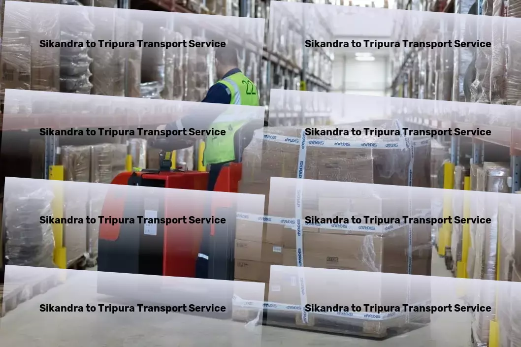 Sikandra to Tripura Transport Local transport logistics