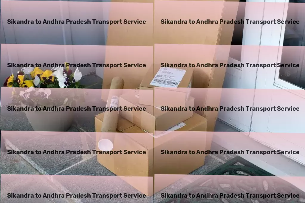 Sikandra to Andhra Pradesh Transport Multi-regional moving solutions