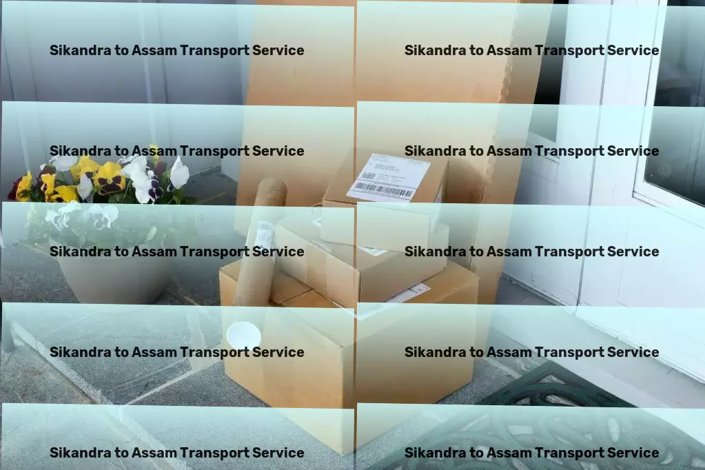 Sikandra to Assam Transport Direct package transport