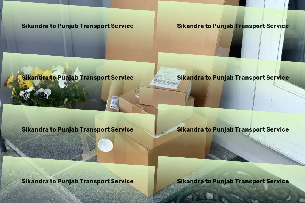 Sikandra to Punjab Transport Crafting bespoke experiences with premium travel packages. - Local heavy cargo delivery