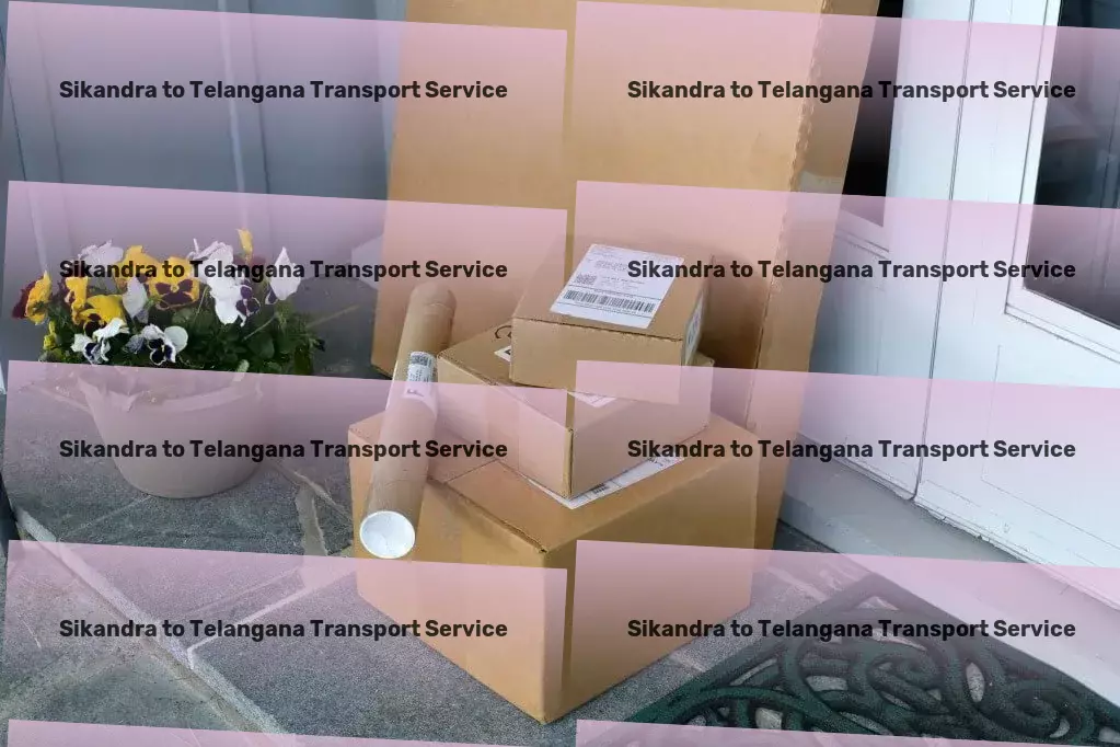 Sikandra to Telangana Transport Local freight forwarding