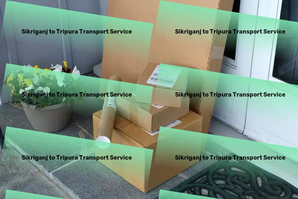 Sikriganj to Tripura Transport Local heavy cargo delivery