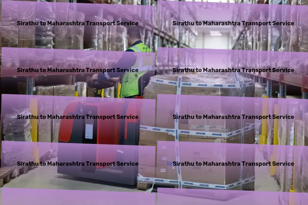 Sirathu to Maharashtra Transport Express bulk cargo delivery