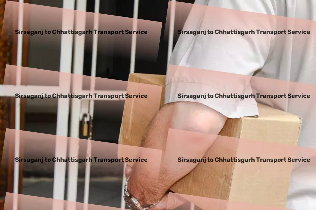 Sirsaganj to Chhattisgarh Transport Specialized parcel delivery