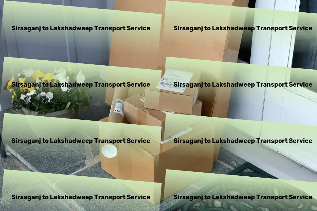 Sirsaganj to Lakshadweep Transport Courier and delivery services