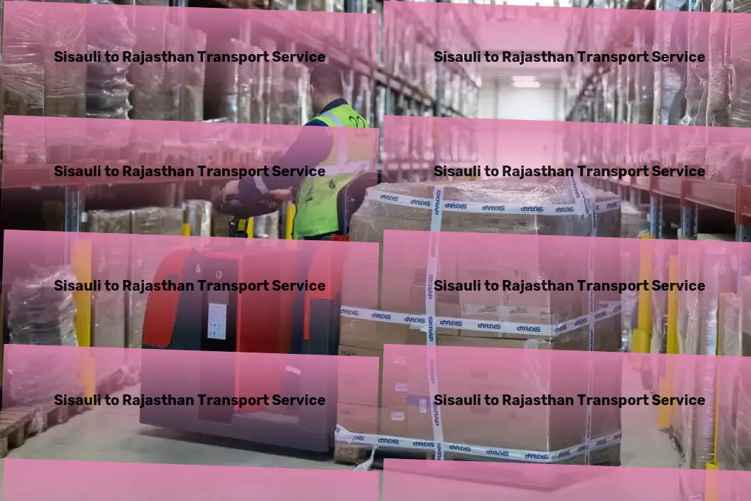 Sisauli to Rajasthan Transport Commercial goods transport