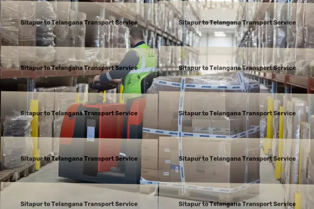 Sitapur to Telangana Transport Your gateway to streamlined global trade operations! - Comprehensive goods delivery