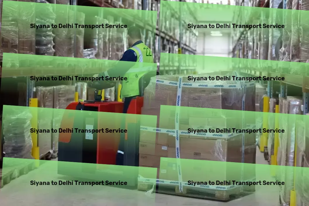 Siyana to Delhi Transport Agricultural goods transport