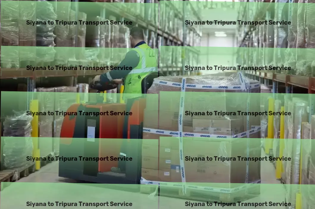 Siyana to Tripura Transport Achieve logistic efficiency across India with our expert solutions! - High-speed package forwarding