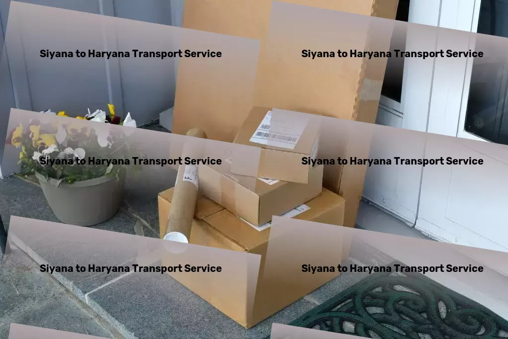 Siyana to Haryana Transport Nationwide package dispatch