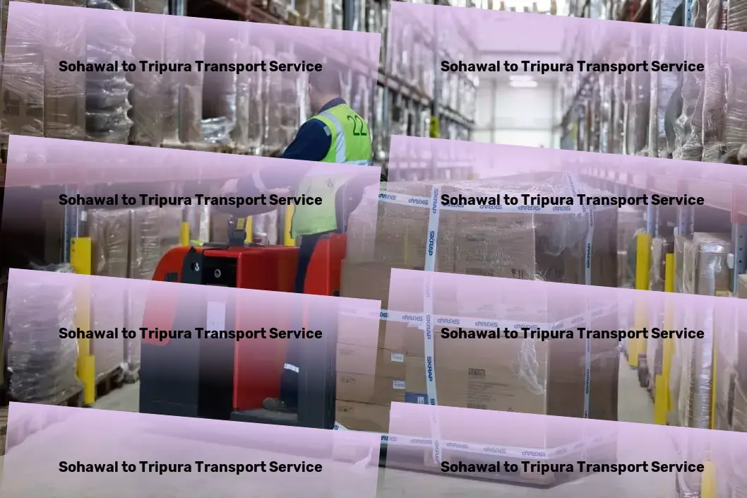 Sohawal to Tripura Transport Stay ahead with our cutting-edge transport solutions in India - Inter-city parcel delivery