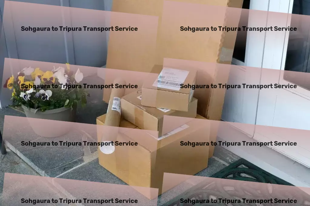 Sohgaura to Tripura Transport Express package forwarding