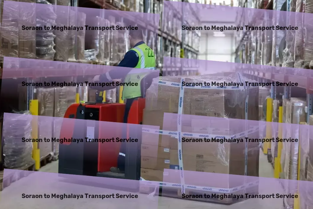 Soraon to Meghalaya Transport Making sophisticated home decor accessible! - Long-haul cargo delivery