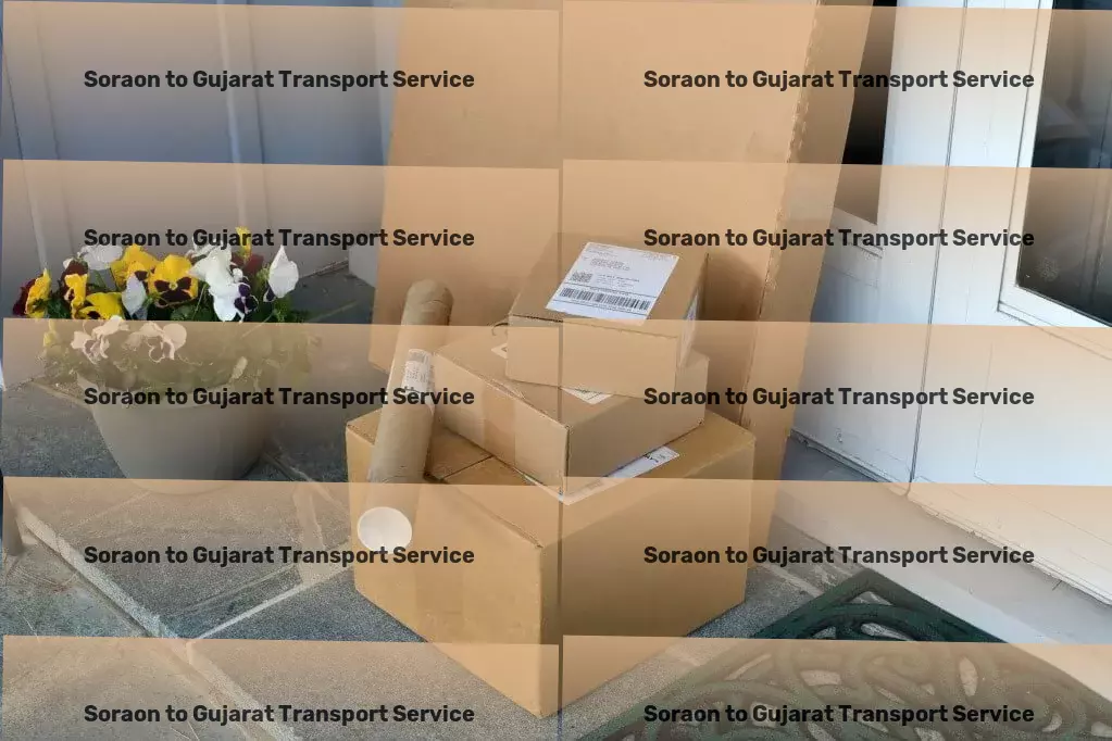 Soraon to Gujarat Transport Rapid cargo transport