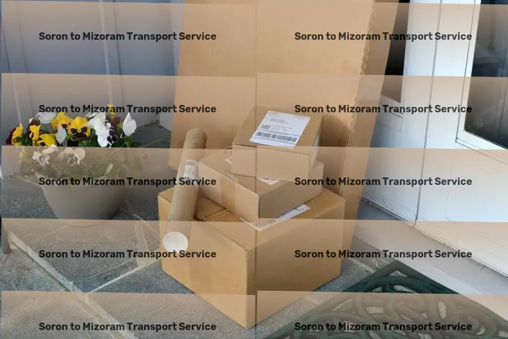 Soron to Mizoram Transport Get your goods moving seamlessly across India now! - Full-scale shipping solutions