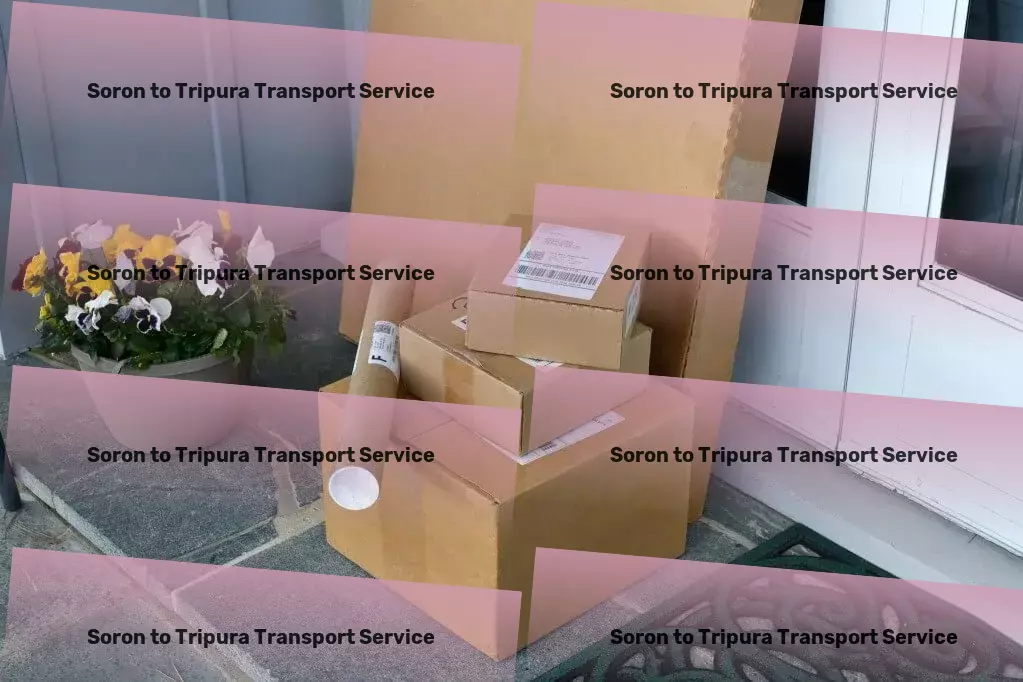 Soron to Tripura Transport Personal parcel delivery