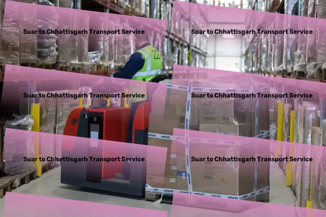 Suar to Chhattisgarh Transport Cargo freight